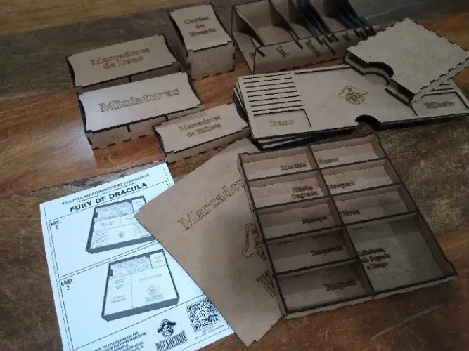 Insert para o jogo Fury of Dracula (3ª edição)