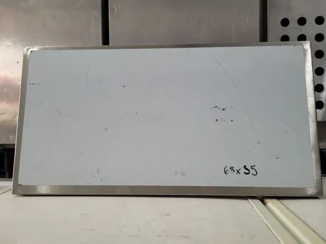 Prateleira inox com mão francesa