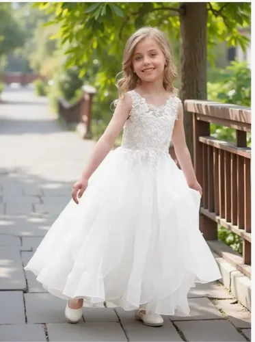 Vestido de Festa Infantil Daminha