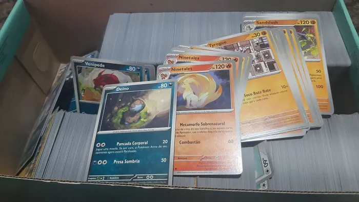 Lote de cartas pokémon 1268 cartas originais