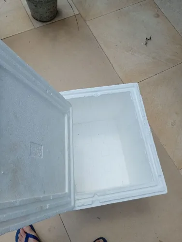 Caixa de isopor grande 50x40 46cm altura 