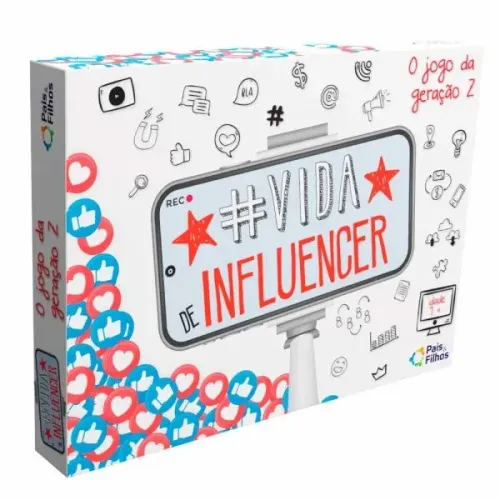 Jogo de Tabuleiro - Vida de Influencer - Pais e Filhos
