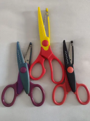 Tesouras decorativas para artesanato