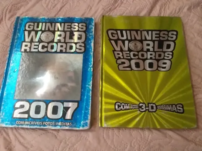 LIVROS GUINESS BOOK EDICOES 2007 E 2009