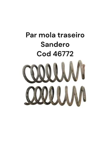 Par de Molas Traseiras para Sandero