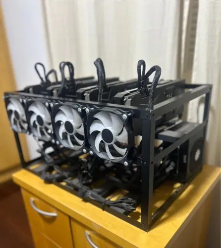 Rig de Mineração - 4GPUs