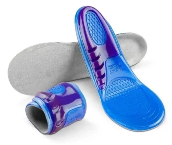 Palmilha de Silicone Muito Confortável para Reduzir Dores nos Pés
