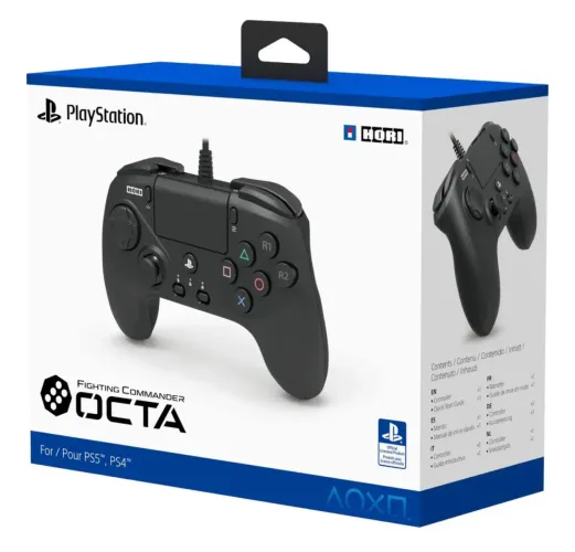 Controle playstation e pc jogos de luta fighting commander octa Hori