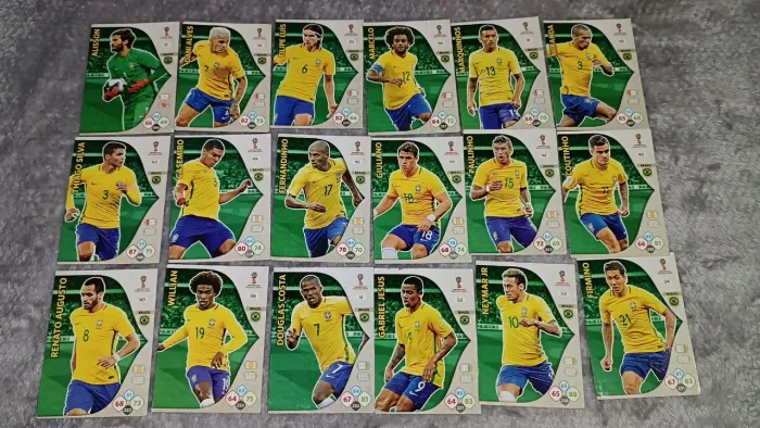 Cards da Seleção Brasileira Copa do Mundo 2018 Brasil