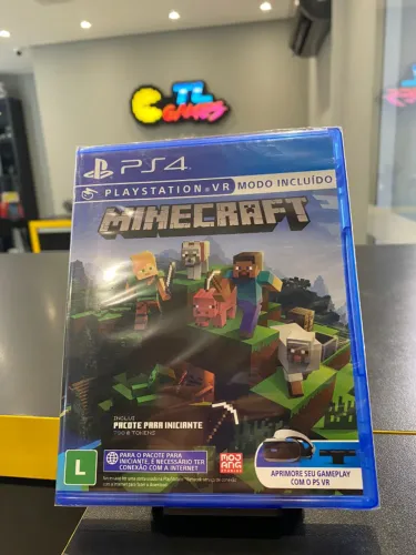 ? Minecraft - PS4 (Modo VR Incluso) 