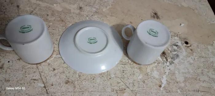 Conjunto de Chá/Café em Porcelana