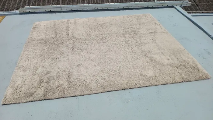 Tapete Pelúciado do Bege Claro