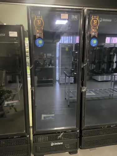 CCV-290 FB CERVEJEIRA PORTA DE VIDRO FULL BLACK - IMBERA 