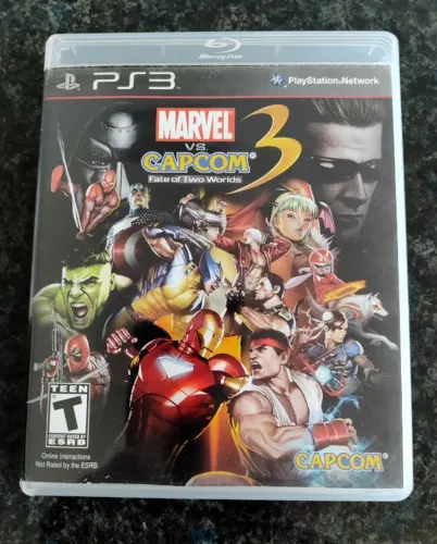 Marvel vs Capcom 3 PS3 Caixa vazia