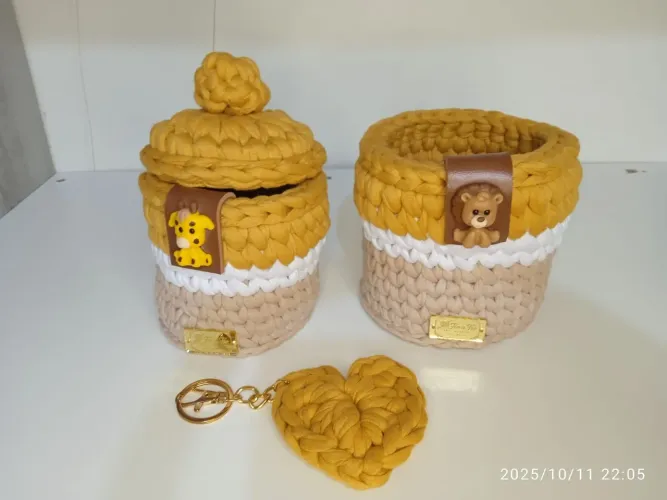 Kit higiênico em crochê