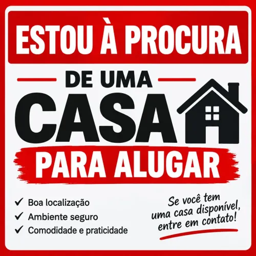 Procurando Casa Para Alugar