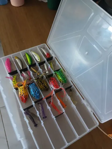 Isca artificial com maleta