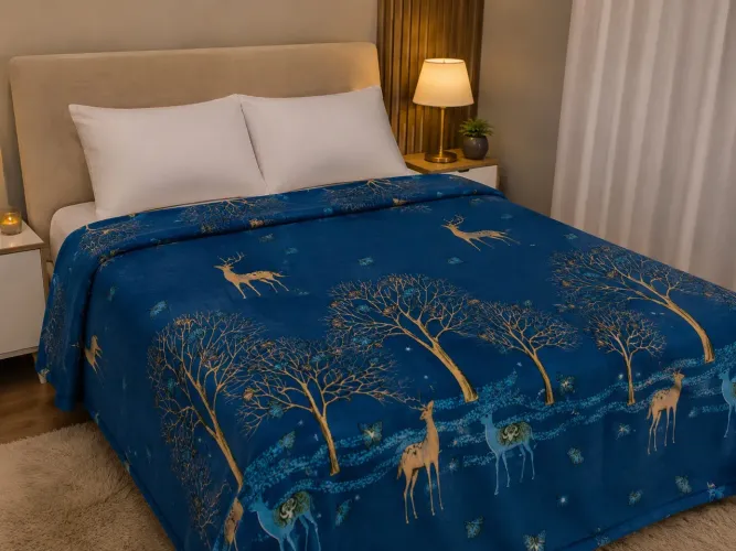 Manta Casal Estampada Animais Ultra Macia Aconchegante Homeland