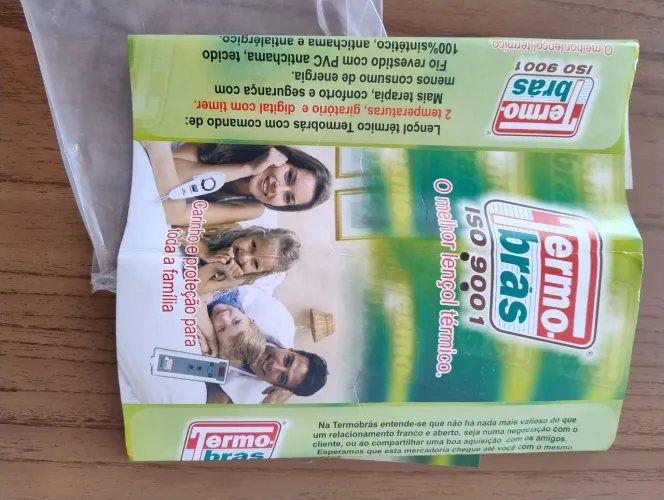 Lençol térmico casal terrmobras 220v