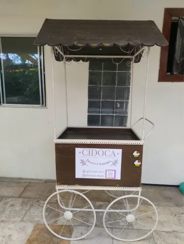 Carrinho de doces para festa