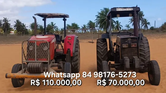 2 TRATORES MFERGUSON / VALTRA