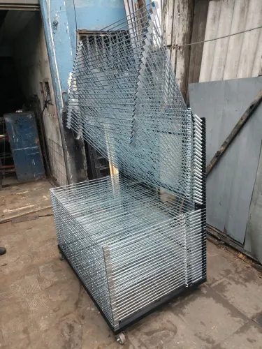 Secador metálico para Silk screen (fabricante) 1200x800mm com 50 bandejas
