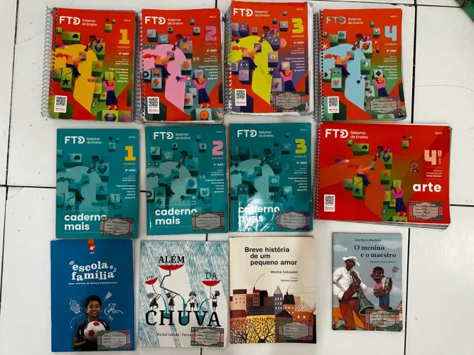 Livros FTD 4 ANO EM BOM ESTADO