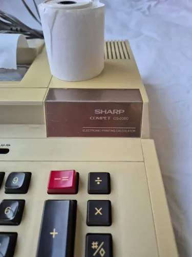 Calculadora Sharp Compet CS-2060 com Impressora - Vintage
