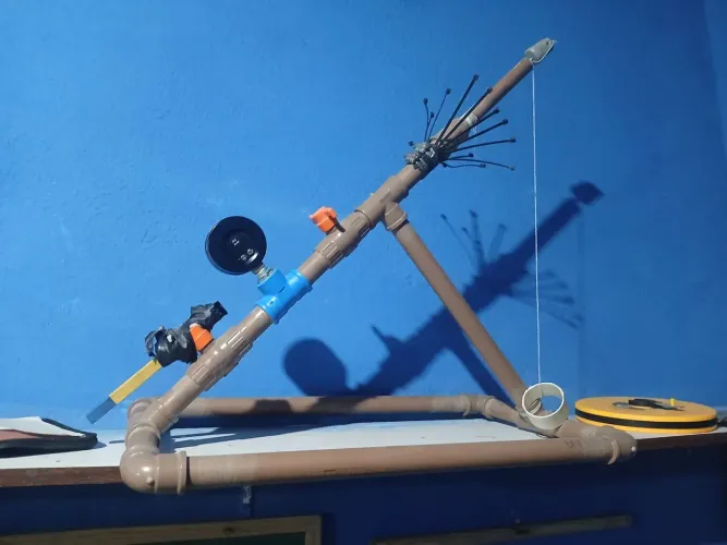 Base de Lançamento para Foguete de Garrafa PET Retornável