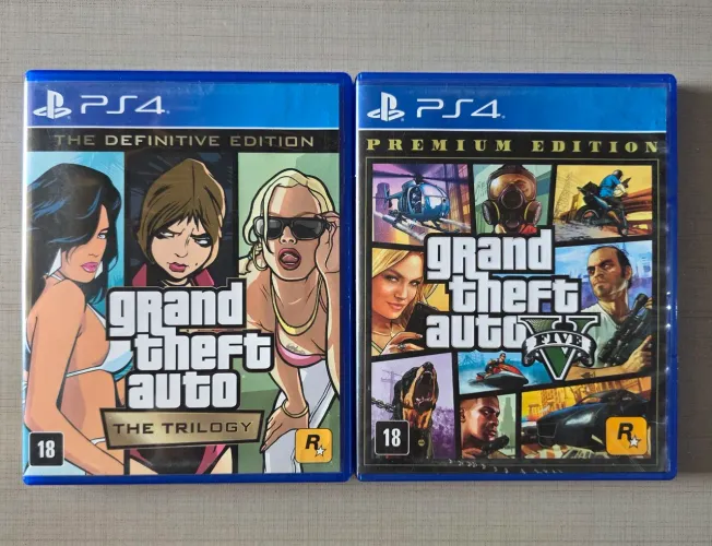Jogos Ps4 GTA Trilogy E GTA 5