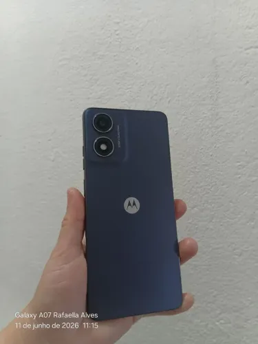 Moto g04s com 128GB de memória no estado de novo todo perfeito vai carregador original