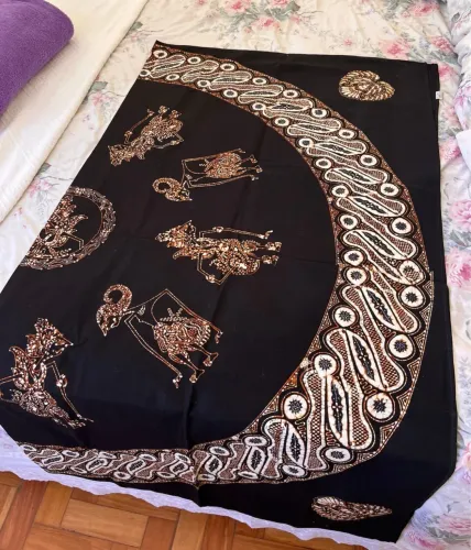 Jogo de mesa original Batik Indonésia 100% Algodão