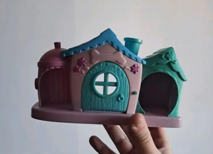 Playset littlest pet shop casa do cachorro com scessorios