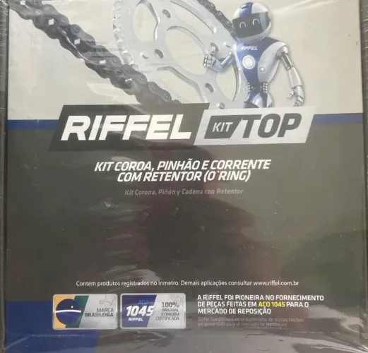 Kit relação riffel Cg 150 com retentor