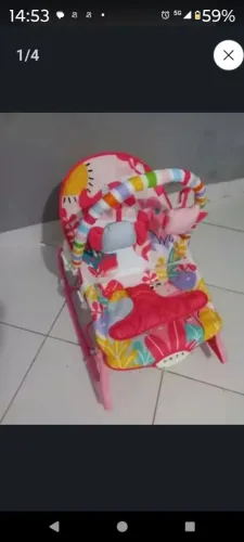 Cadeirinha musical e balanço para o sono do bebê