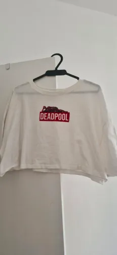 Cropped Deadpool em algodão peruano