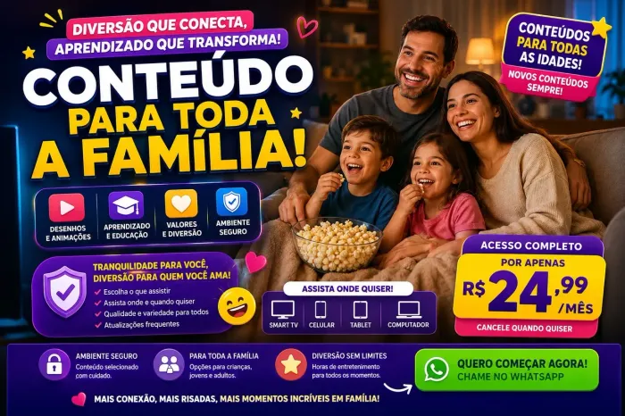 Conteúdo infantil TV