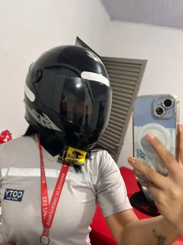 Capacete Pro Tork New Liberty Com Viseira Fumê