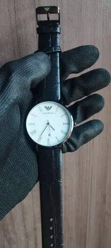 Relógio pulseira de couro