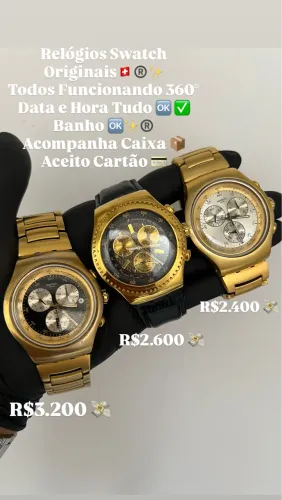 Swatch?s Dourados Originais