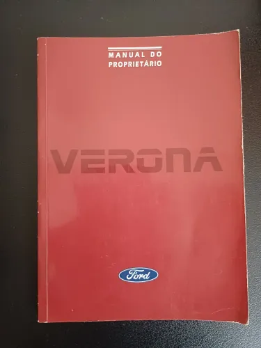 Manual do proprietario do VERONA 1989/90