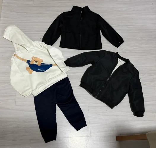 Lote de roupas de inverno