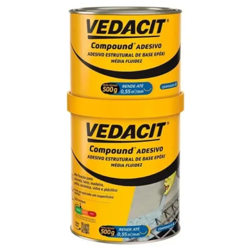 Adesivo estrutural compound MF 1Kg vedacit