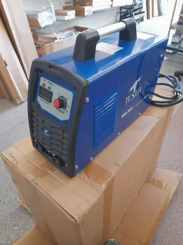 Máquina de solda tig e eletrodo