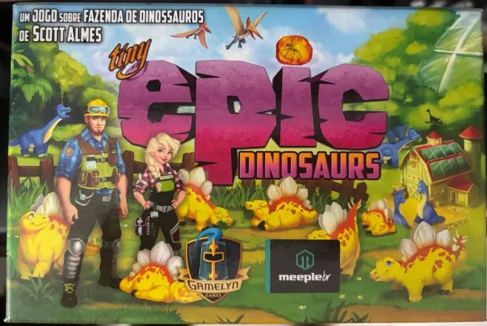 Tiny Epic Dinosaurs Dinossauros jogo de tabuleiro moderno