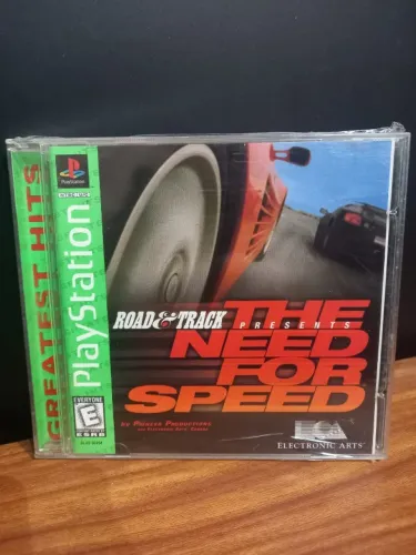 JOGO ROAD & TRACK PRESENTS THE NEED FOR SPEED PS1 GREATEST HITS CIB USA ORIGINAL COMPLETO 