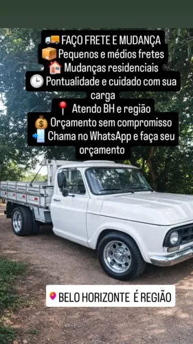 ? FRETE E CARRETO - BH E REGIÃO
