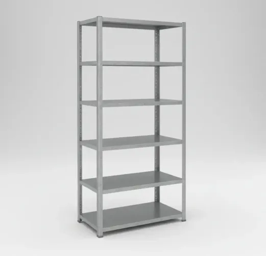 Prateleira De Aço Galvanizado De 90cm Com 6 Bandejas
