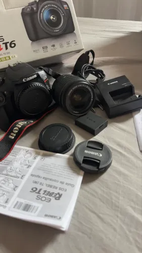 Câmera fotográfica Cânon Rebel T6