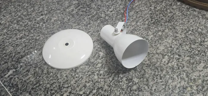 Luminária simples metsl